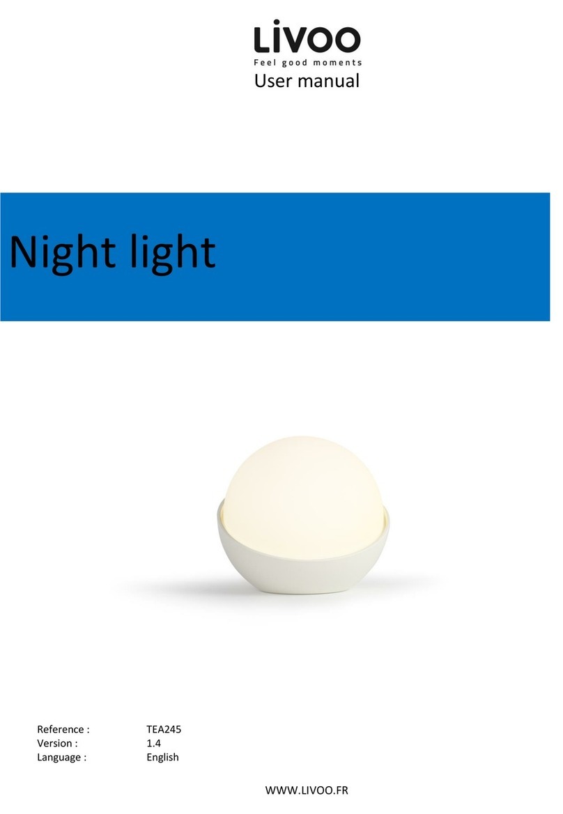 Livoo Night light user manual