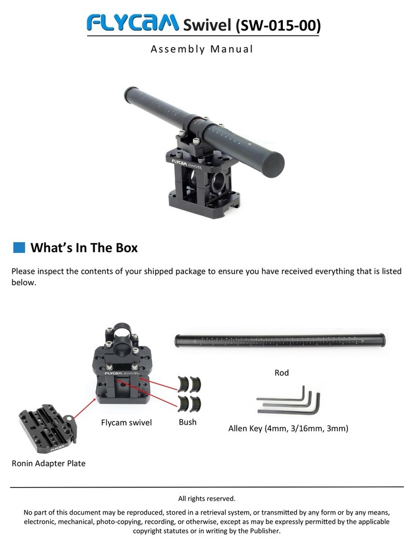 Flycam Swivel Assembly manual