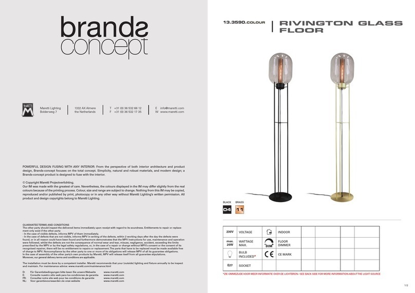 Maretti RIVINGTON 13.3590.04 User manual