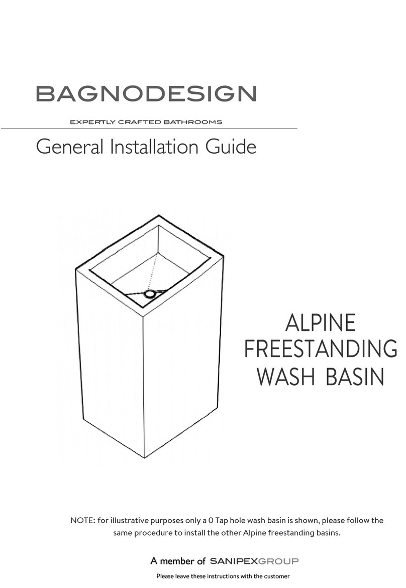 Sanipex BAGNODESIGN General installation guide