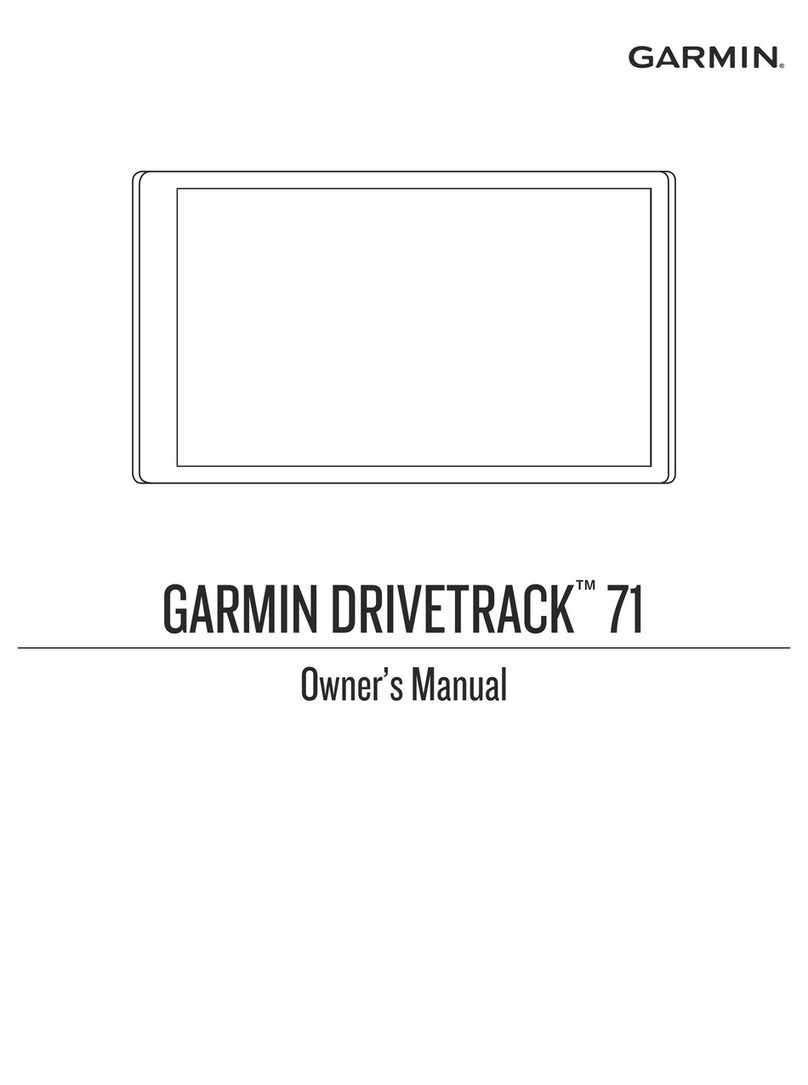 Garmin DRIVETRACK 71 owner's manual