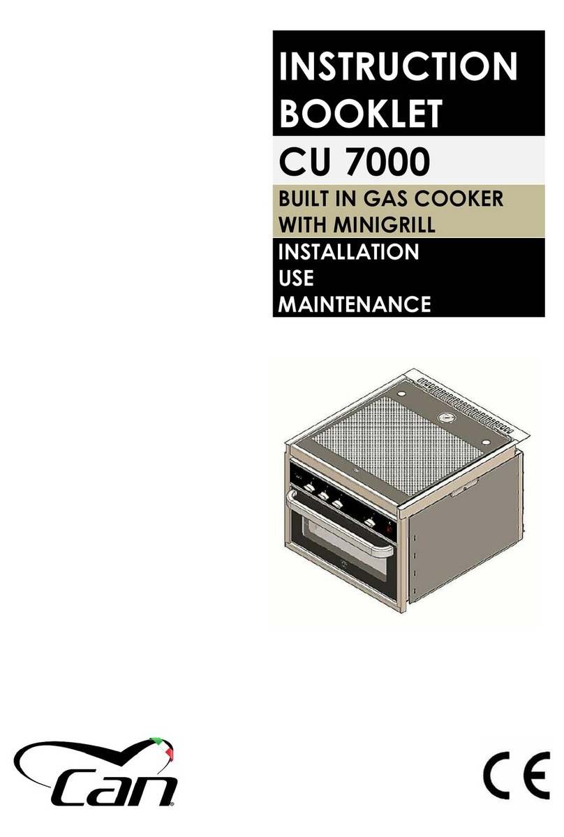 CAN CU 7000 Instruction booklet