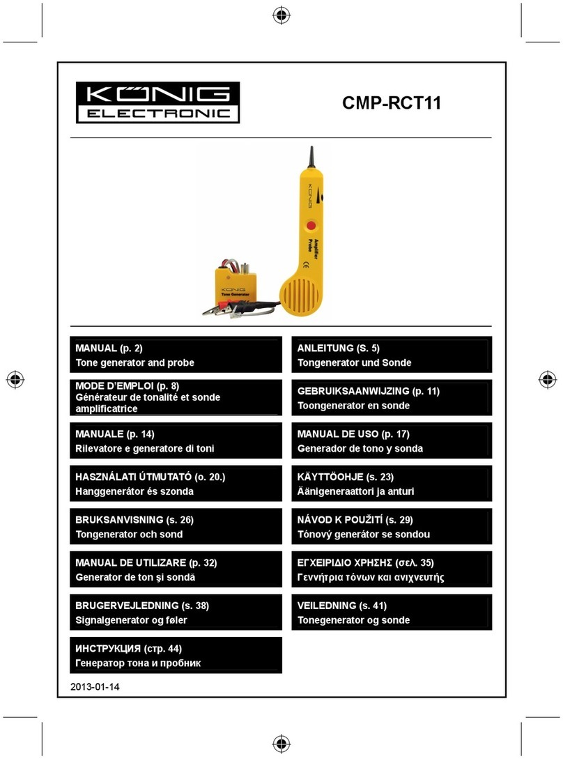 König Electronic CMP-RCT11 manual