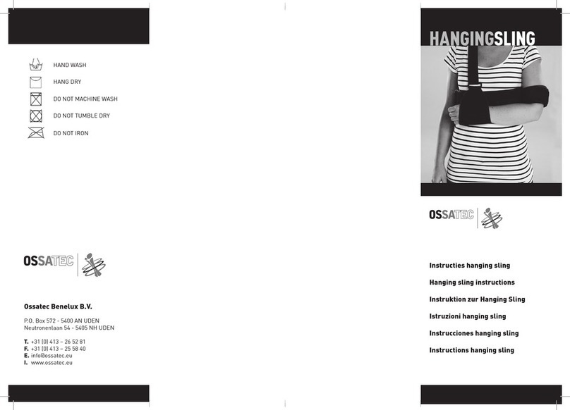 Ossatec Hanging sling instructions