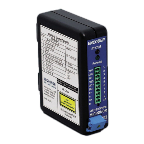 Micronor MR340-1 User manual