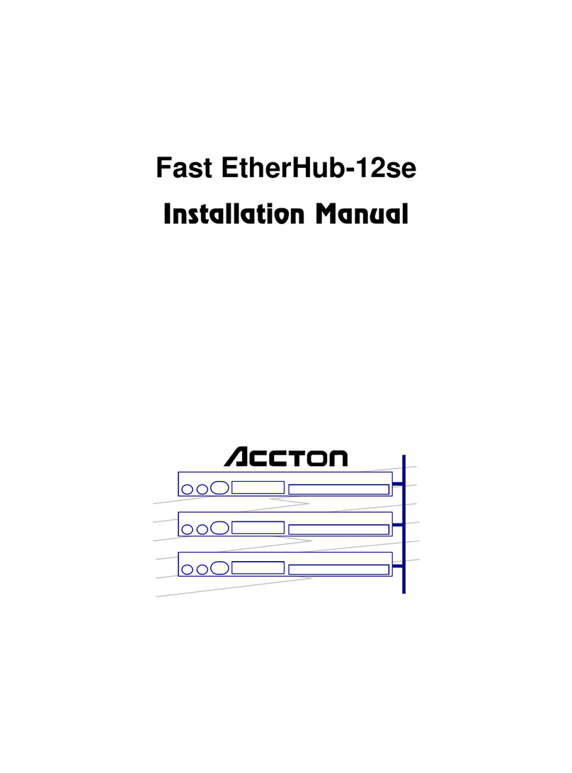 Accton Technology Fast EtherHub-12se User manual Accton Technology Fast EtherHub-12se User manual