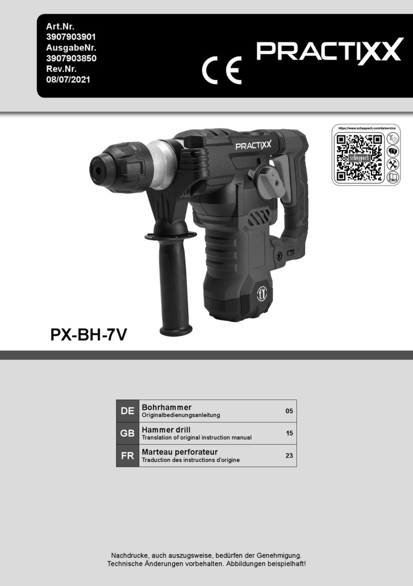 PRACTIXX PX-BH-7V manual