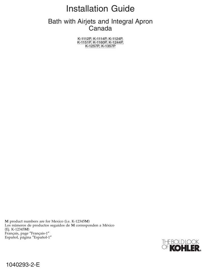 Kohler K-1151P User manual