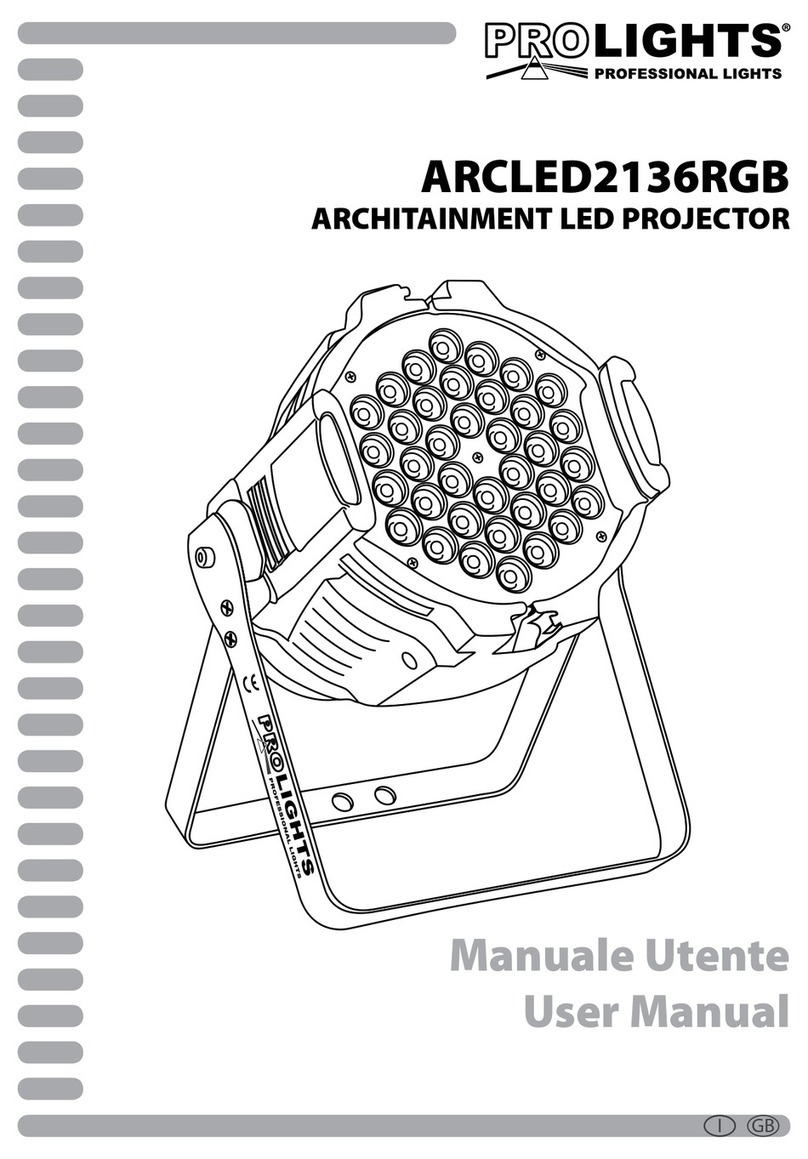 ProLights ARCLED2136RGB User manual