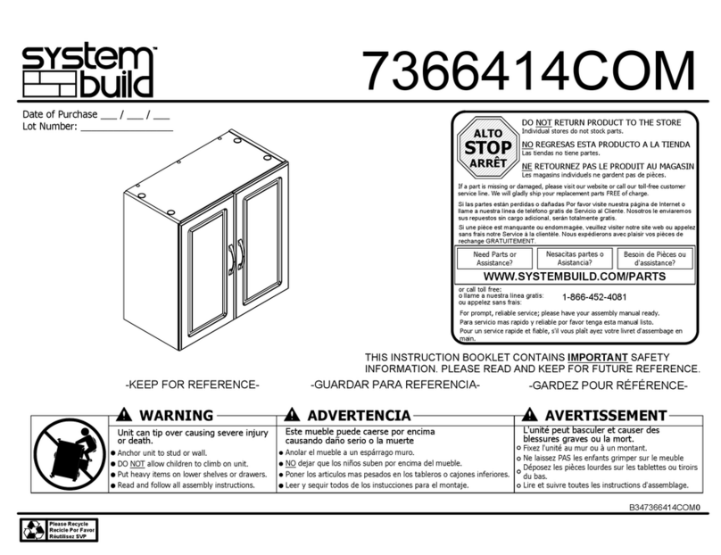 System Build 7366414COM User manual System Build 7366414COM User manual