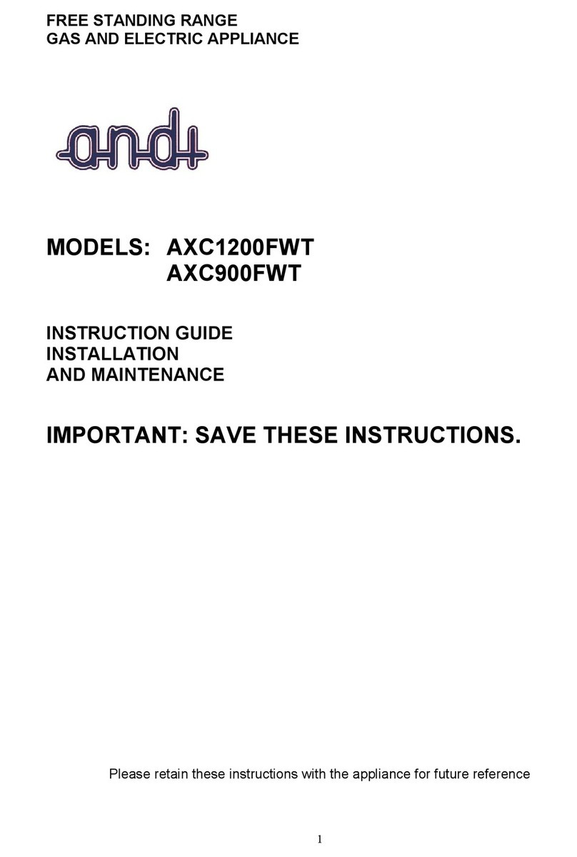 ANDI AXC900FWT Manual