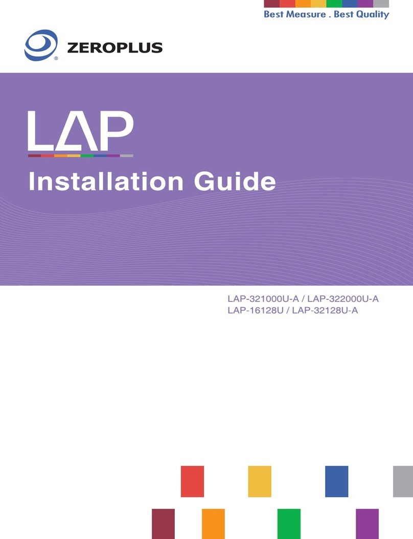 Zeroplus LAP-321000U-A User manual