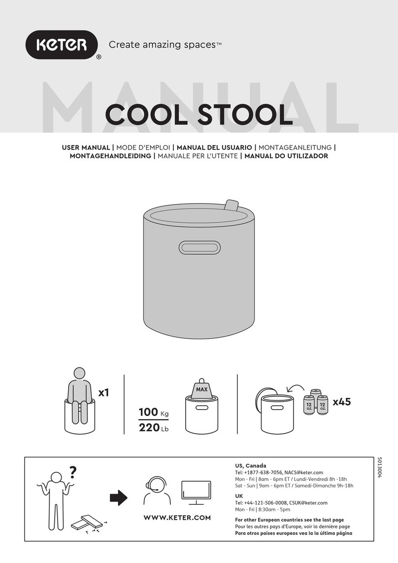 Keter COOL STOOL user manual