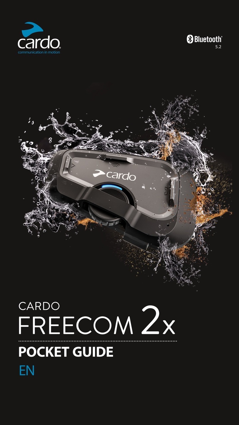 Cardo Door FREECOM 2x Pocket guide