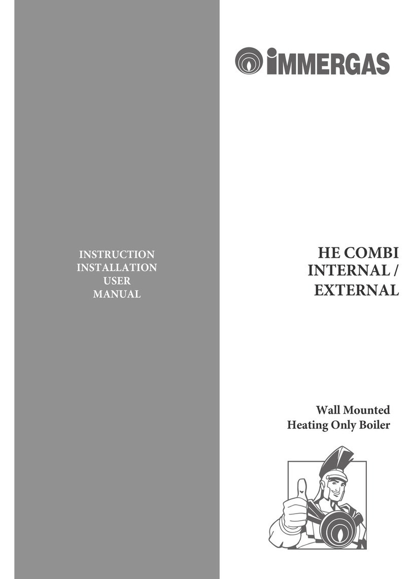 Immergas HE COMBI INTERNAL manual