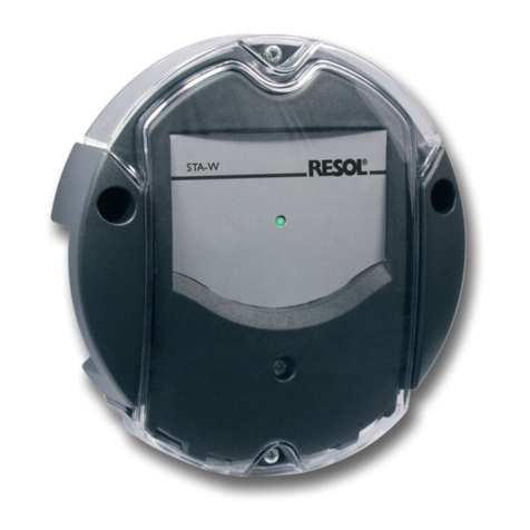 Resol STA-W User manual