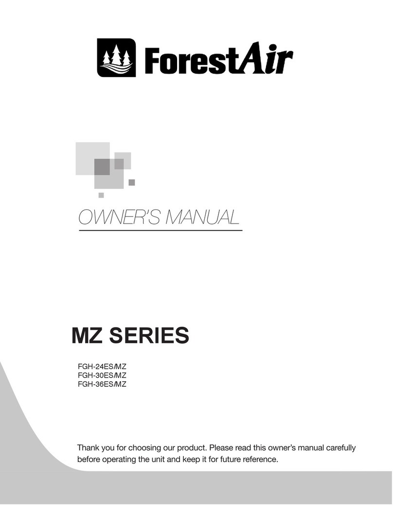 ForestAir MZ Series owner's manual