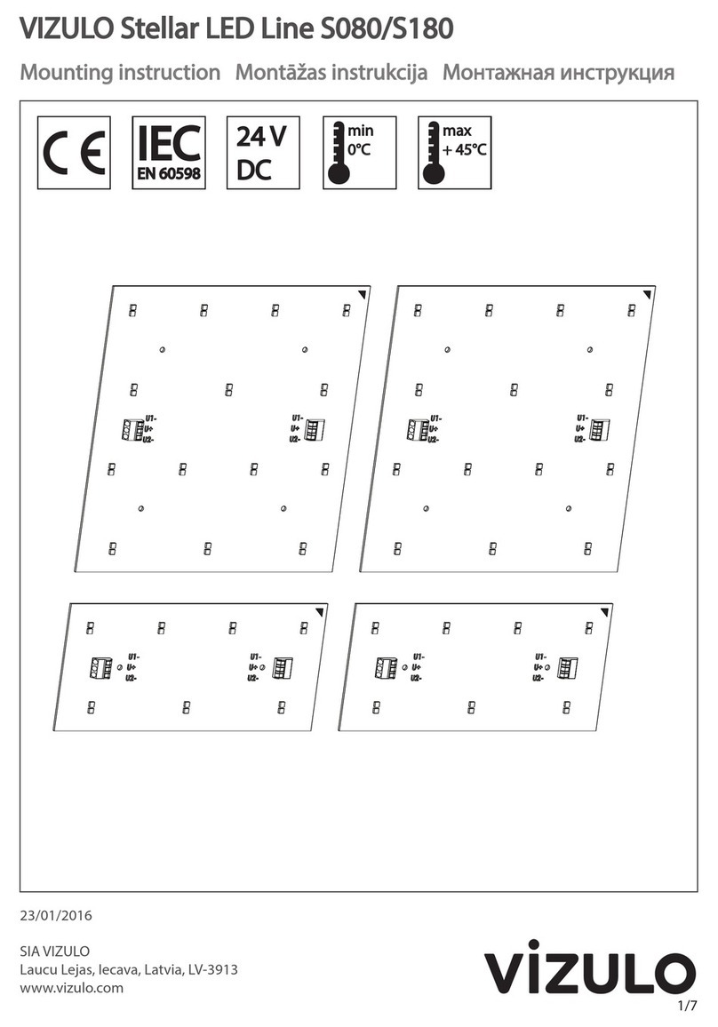 VIZULO Stellar S080 Mounting instruction