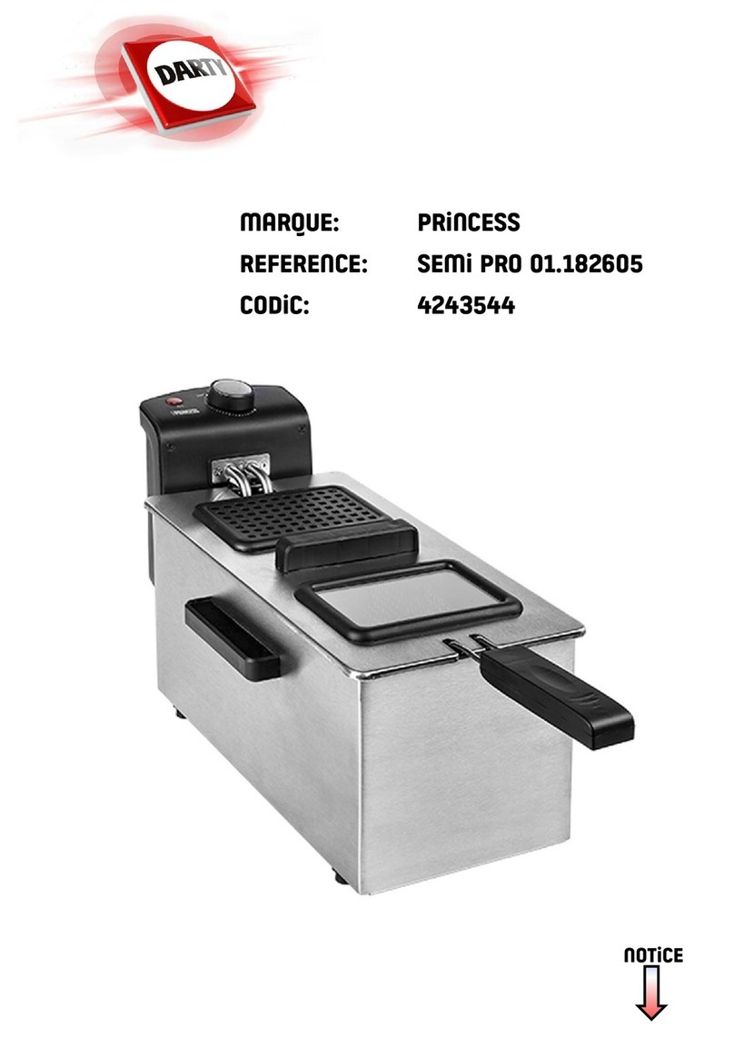 Princess SEMI PRO 01.182605 instruction manual