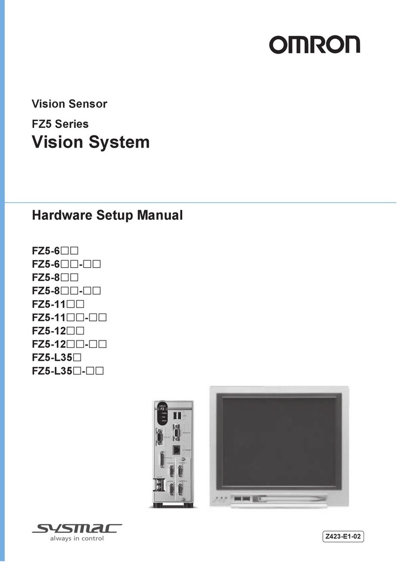 Omron fz5 series User guide Omron fz5 series User guide