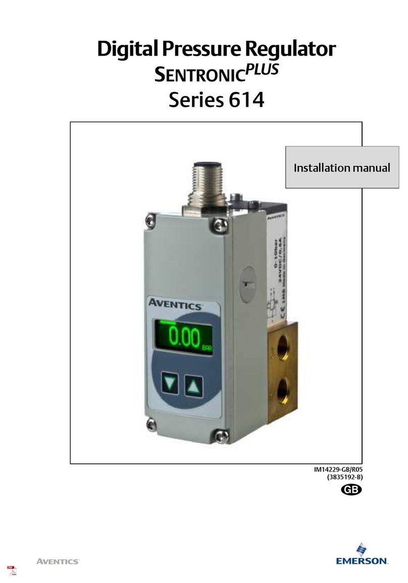 Aventics EMERSON SentronicPLUS 614 Series User manual