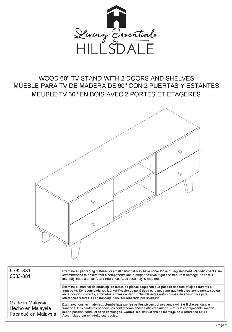 Hillsdale Furniture 6532-881 manual