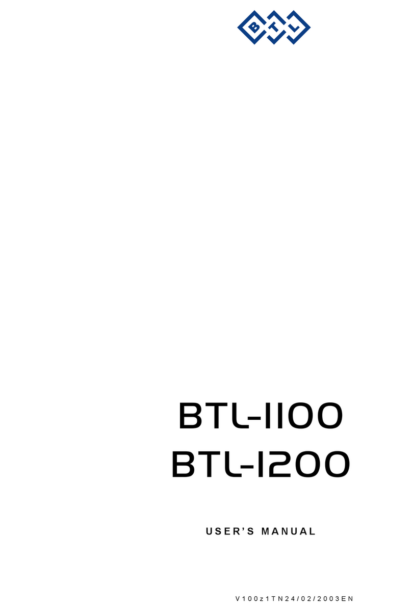 BTL BTL-1100 User manual