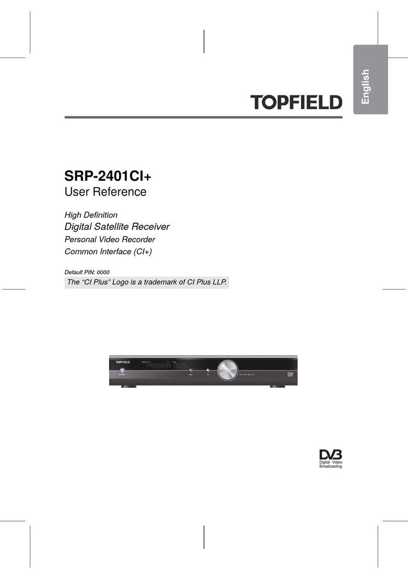 Topfield SRP-2401CIplus Service manual