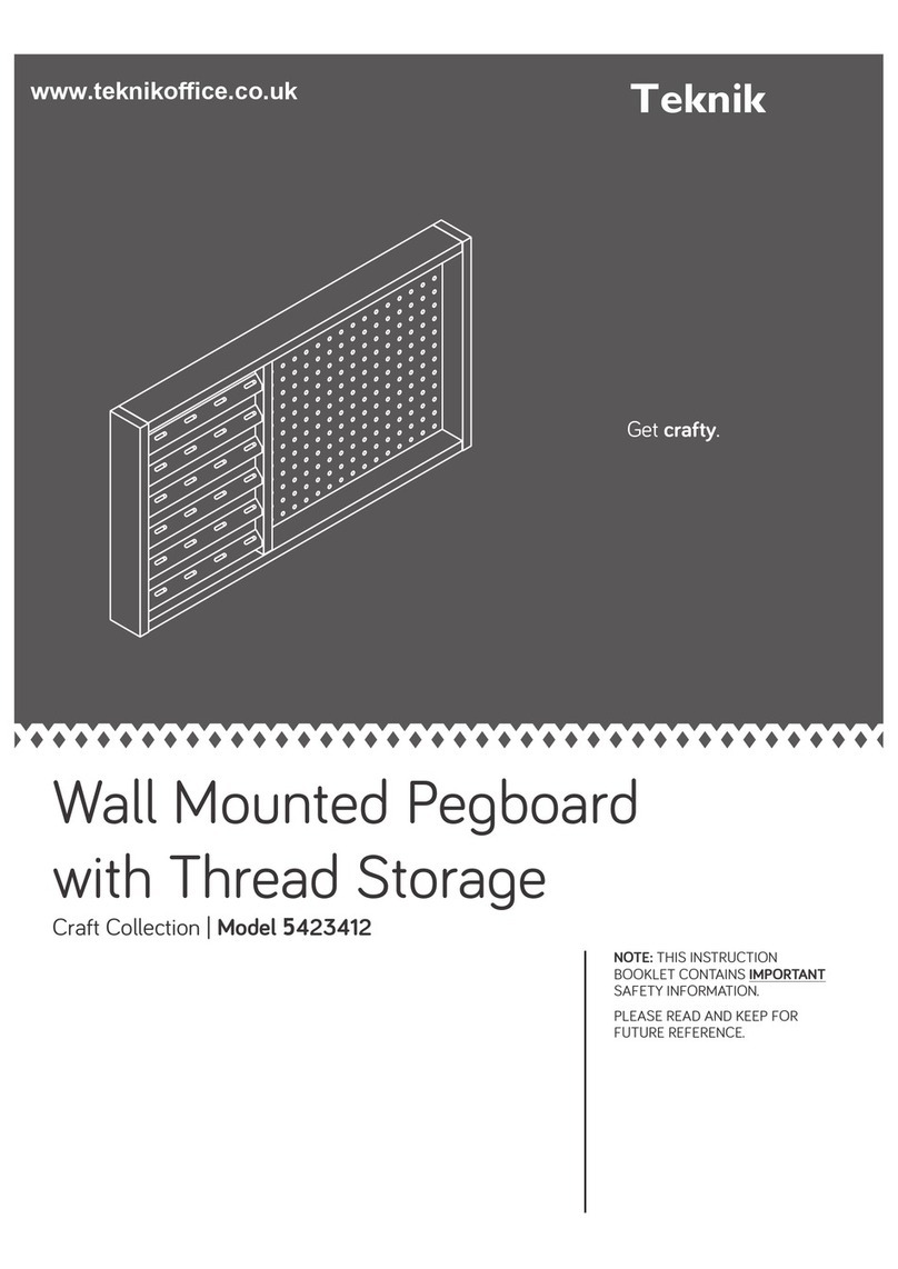 Teknik Craft 5423412 User manual Teknik Craft 5423412 User manual