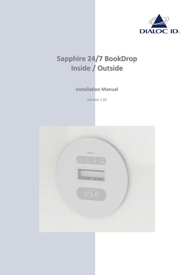 DIALOC Sapphire 24/7 BookDrop installation manual