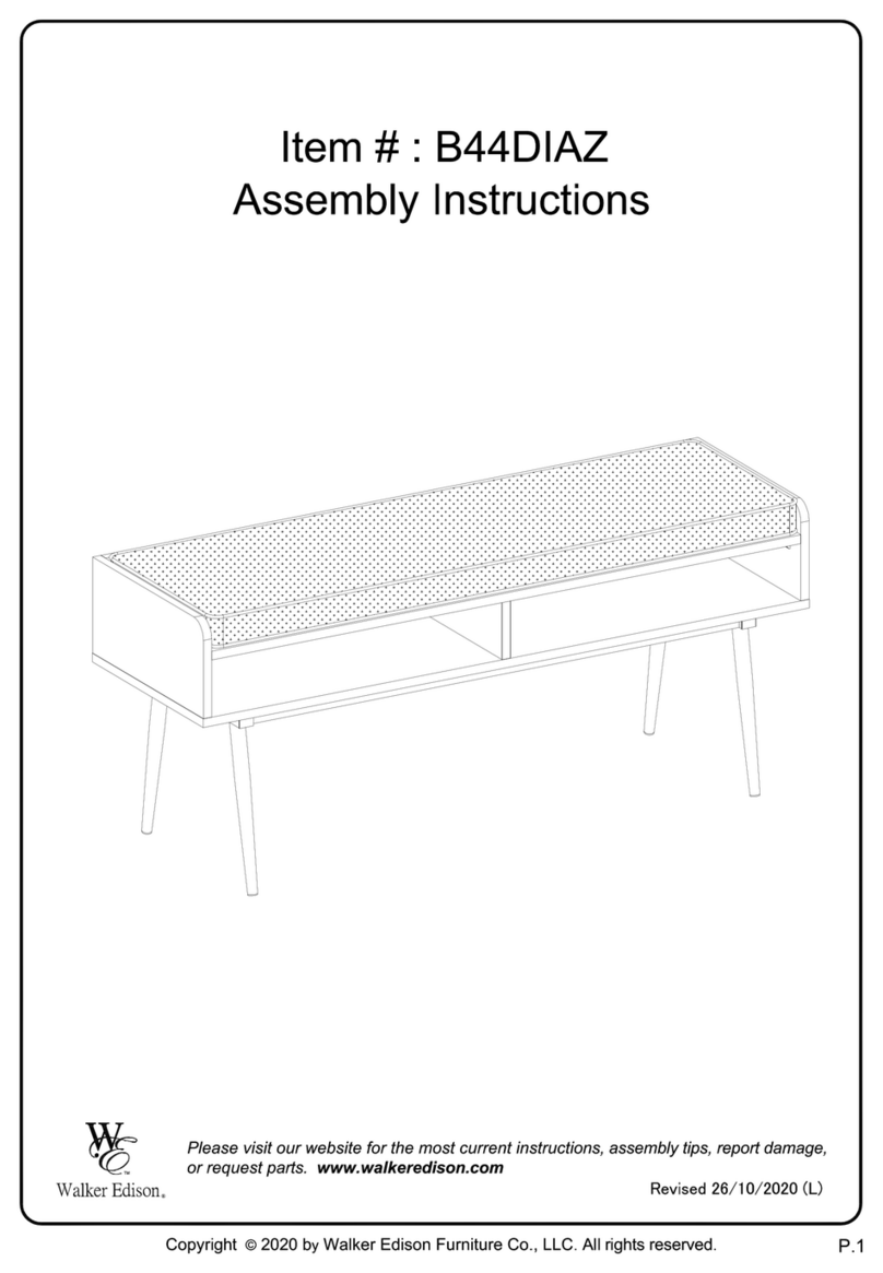 Walker Edison B44DIAZ User manual Walker Edison B44DIAZ User manual