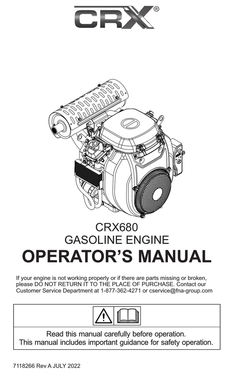CRX 680 Operator's manual