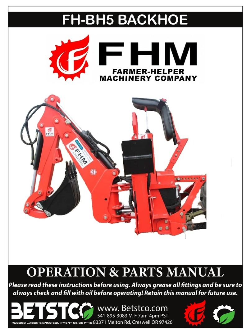 Betstco Farmer-Helper FH-BH5 Operations & parts manual