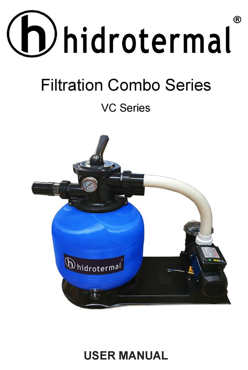 Hidrotermal Filtration Combo Series user manual