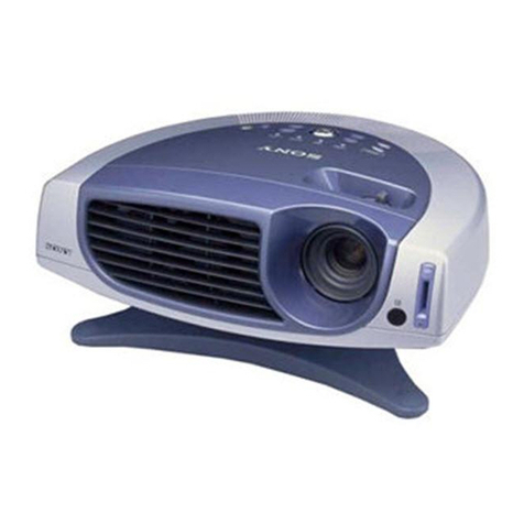 Sony VPL-HS1 - Cineza™ Lcd Front Projector User manual