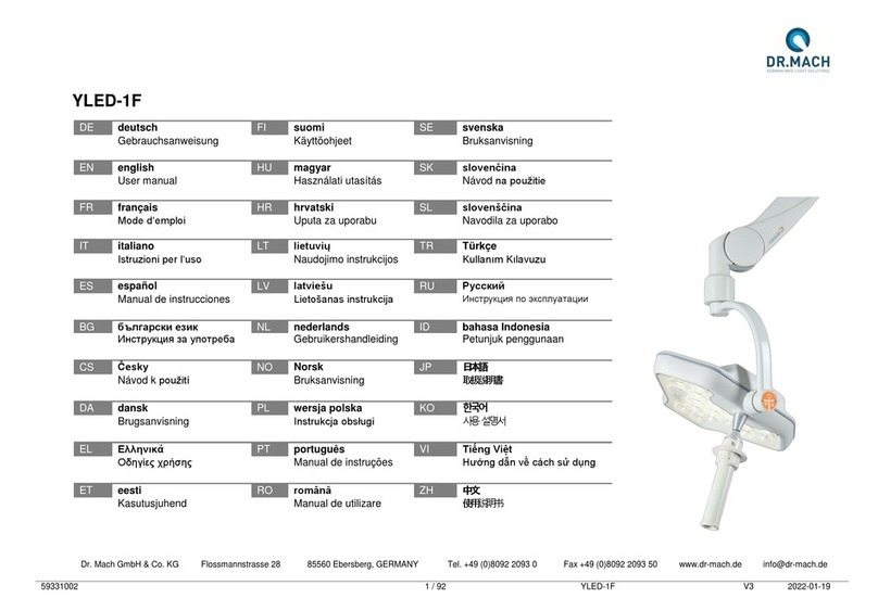 Dr. Mach YLED-1F user manual