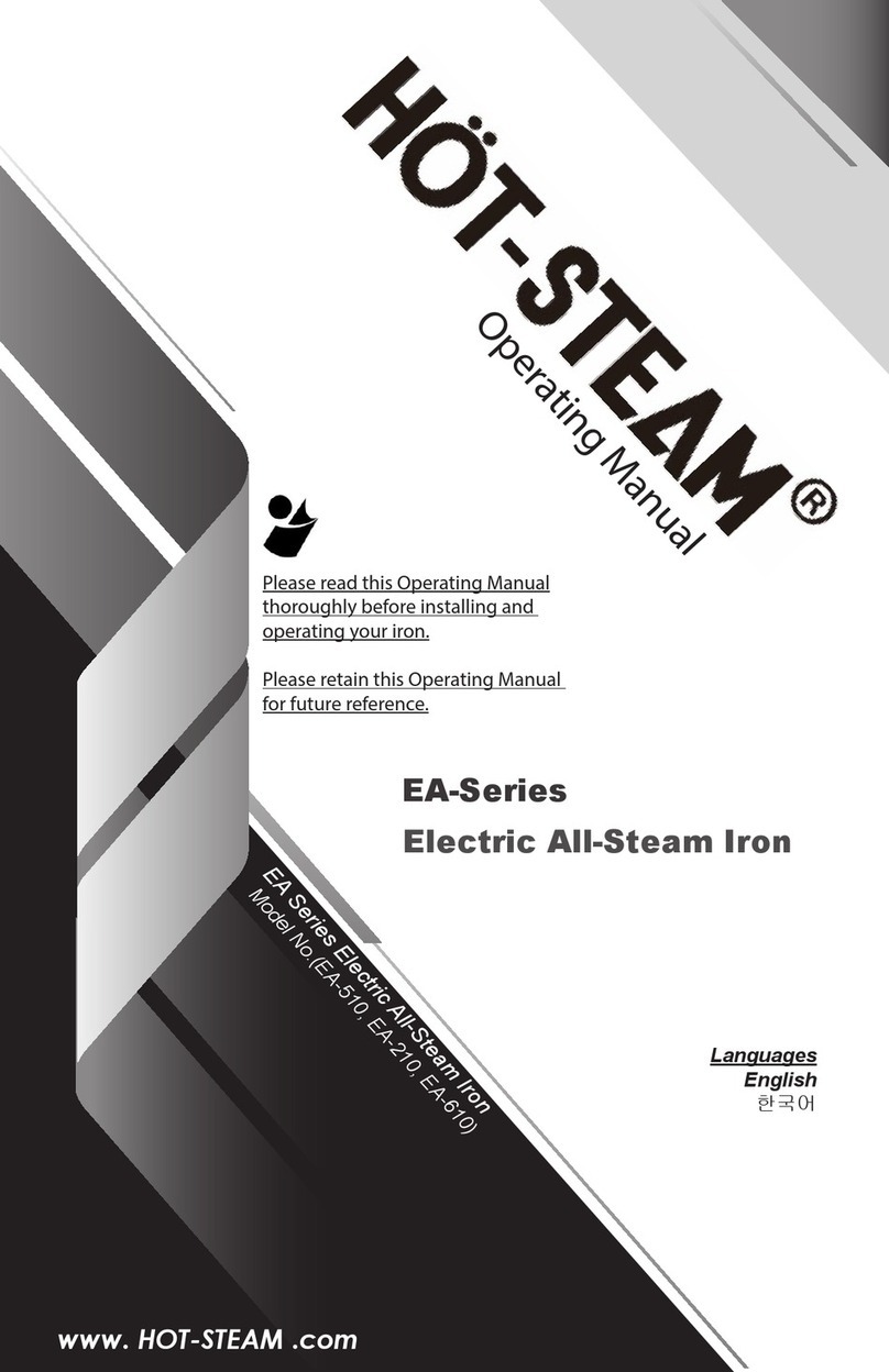 hot-steam EA Series operating manual