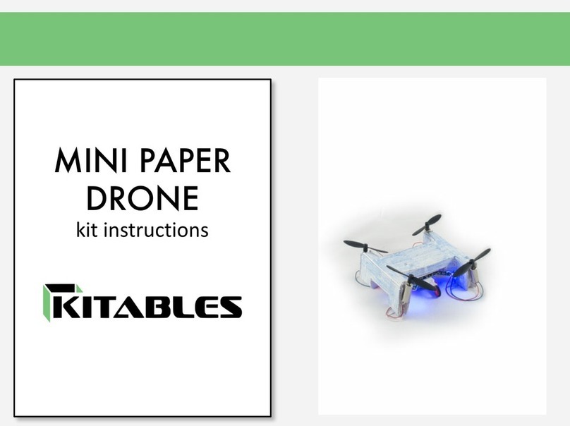 Kitables MINI PAPER DRONE instructions