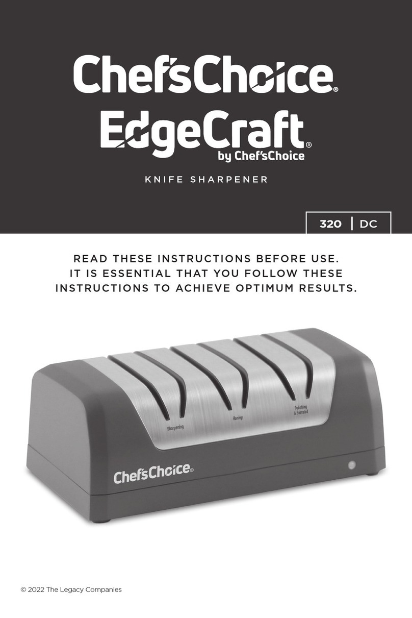 Chef's Choice EdgeCraft DC 320 User manual