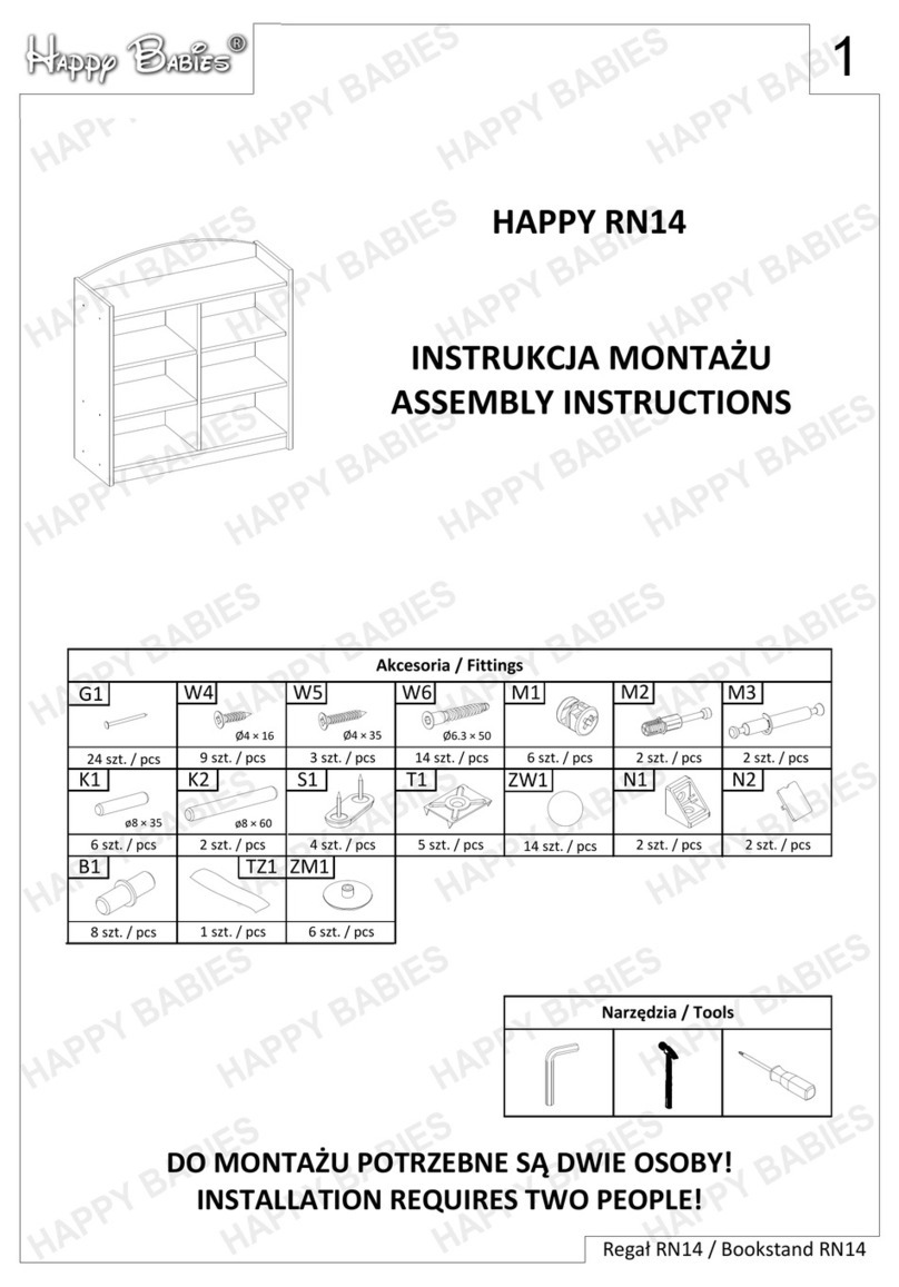 Happy Babies HAPPY RN14 Assembly instructions Happy Babies HAPPY RN14 Assembly instructions