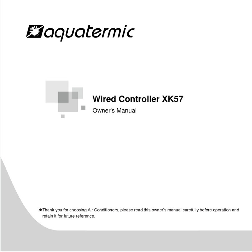 aquatermic XK57 owner's manual