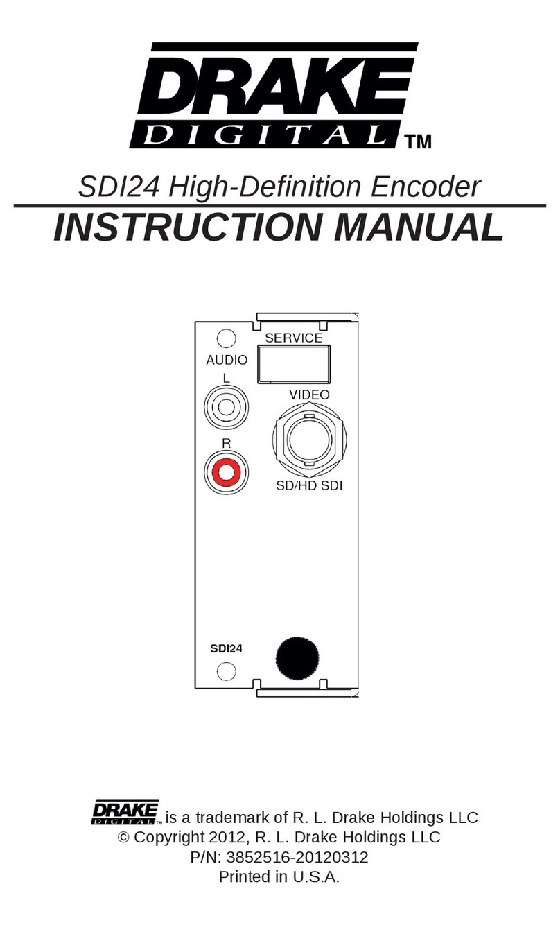 R.L.DRAKE DRAKE DIGITAL SDI24 instruction manual R.L.DRAKE DRAKE DIGITAL SDI24 instruction manual
