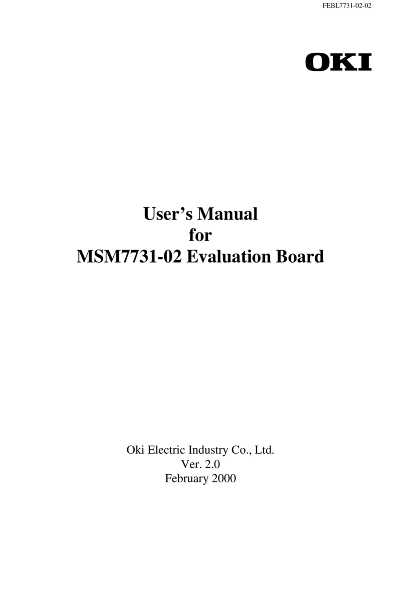Oki MSM7731-02 user manual