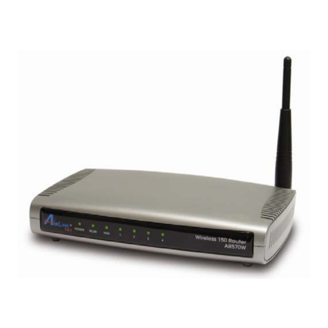 Airlink101 Wireless 150 Router User manual