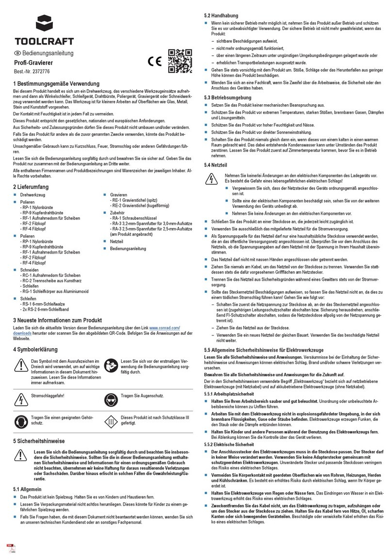 TOOLCRAFT 2372776 operating instructions