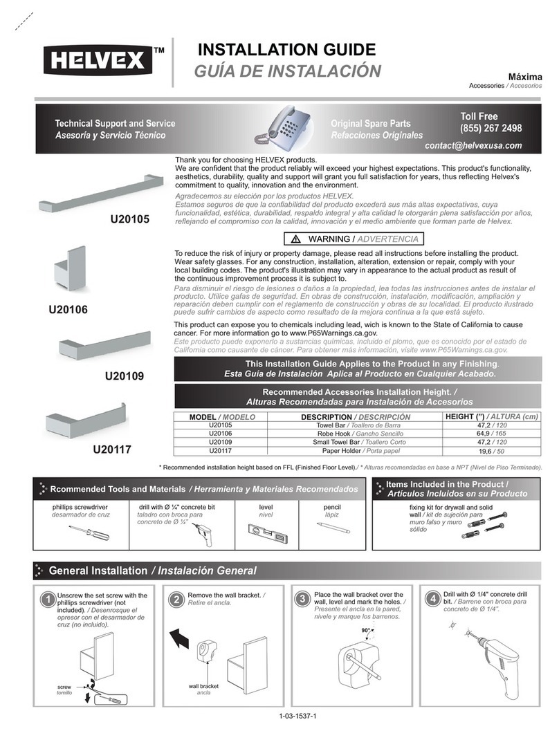 Helvex Maxima U20105 User manual