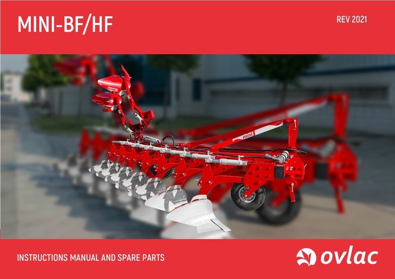 Ovlac MINI-BF Instruction manual and spare parts list