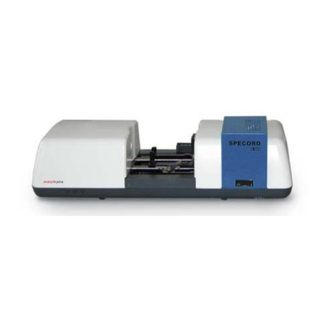 Analytik Jena SPECORD S600 operating manual