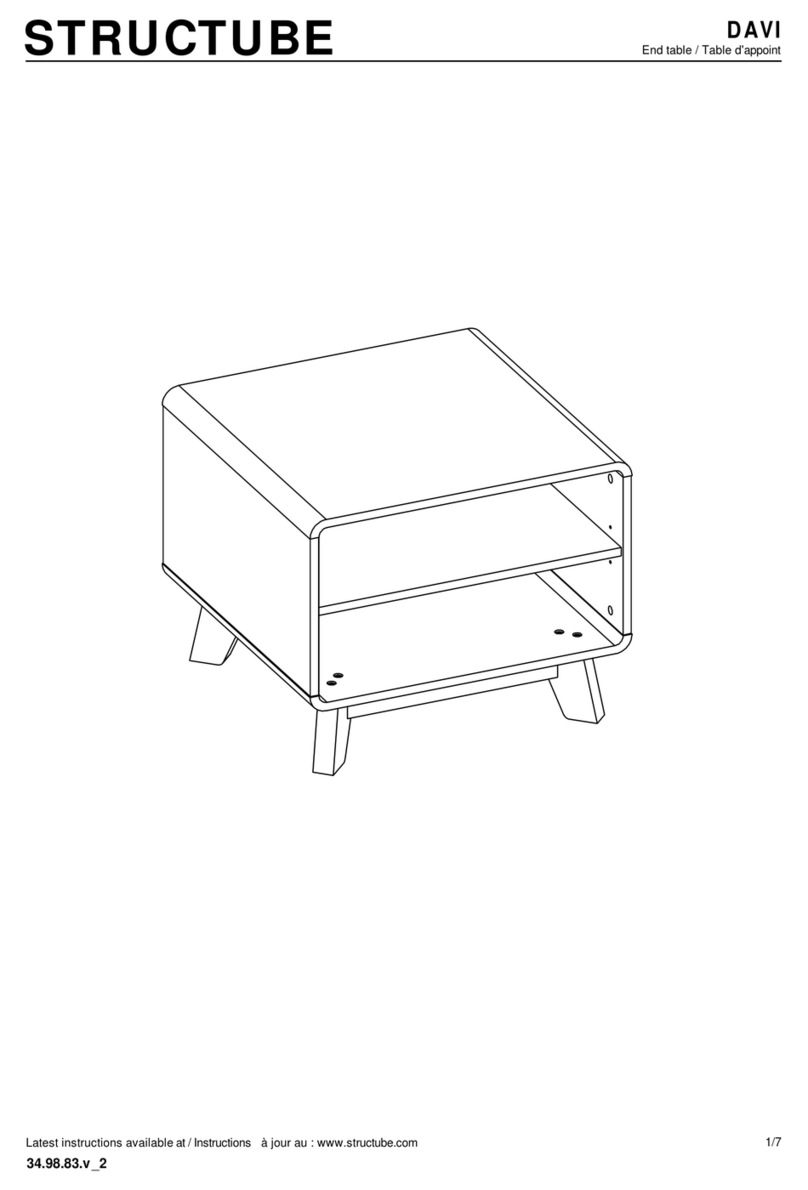 STRUCTUBE DAVI User manual
