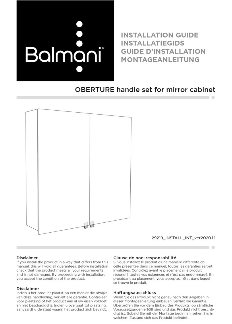Balmani OBERTURE installation guide